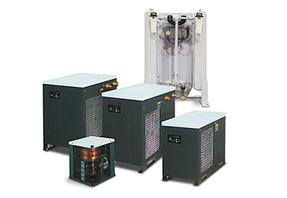 Rotary air screw compressorall refrigerated air dryer